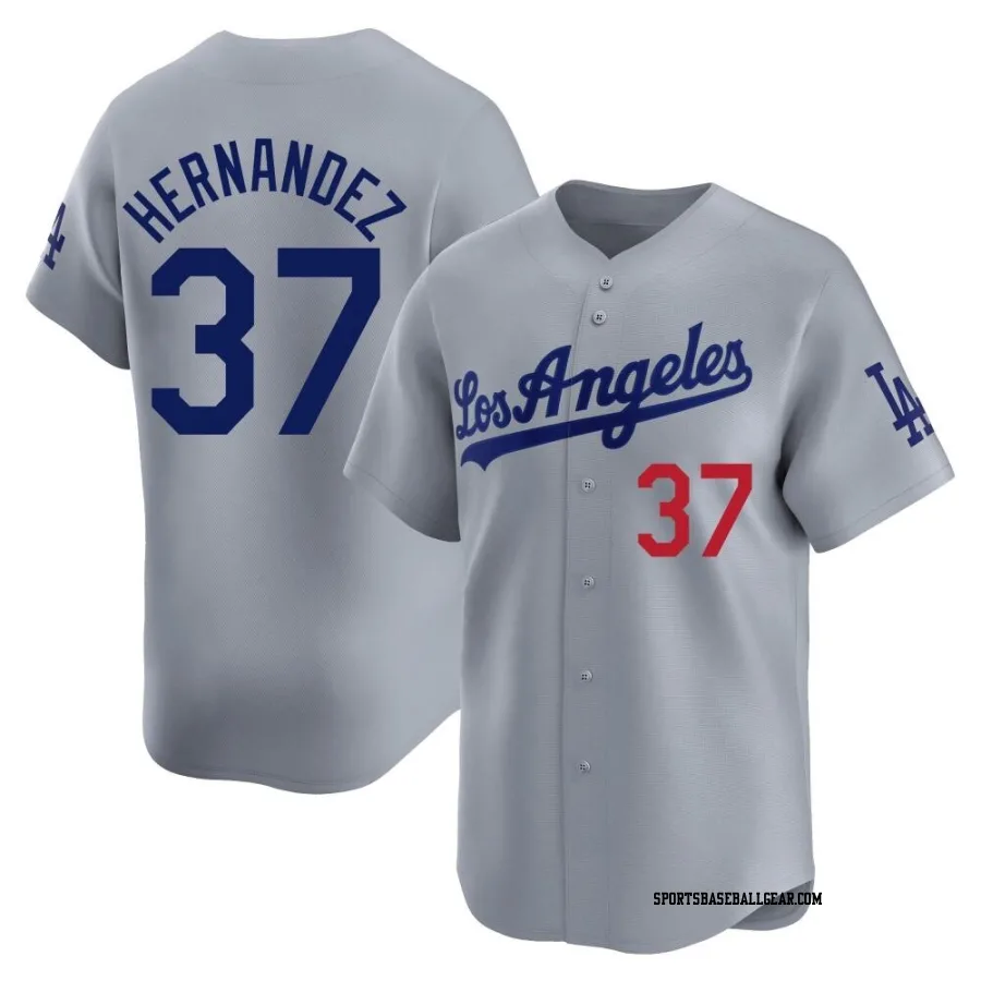 Teoscar Hernandez Youth Los Angeles Dodgers Gray Limited Away Jersey