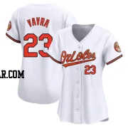 Terrin Vavra Women's Baltimore Orioles White Limited Home Jersey