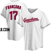 Terry Francona Youth Cleveland Guardians White Replica Home Jersey