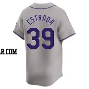 Thairo Estrada Men's Colorado Rockies Gray Limited Road Jersey