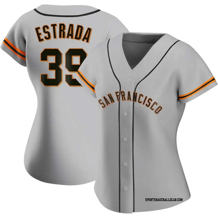Thairo Estrada Women's San Francisco Giants Gray Authentic Road Jersey