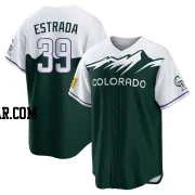 Thairo Estrada Youth Colorado Rockies Green Replica 2022 City Connect Jersey
