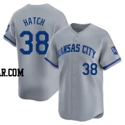 Thomas Hatch Men's Kansas City Royals Gray Limited Away Jersey