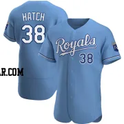 Thomas Hatch Men's Kansas City Royals Light Blue Authentic Alternate Jersey