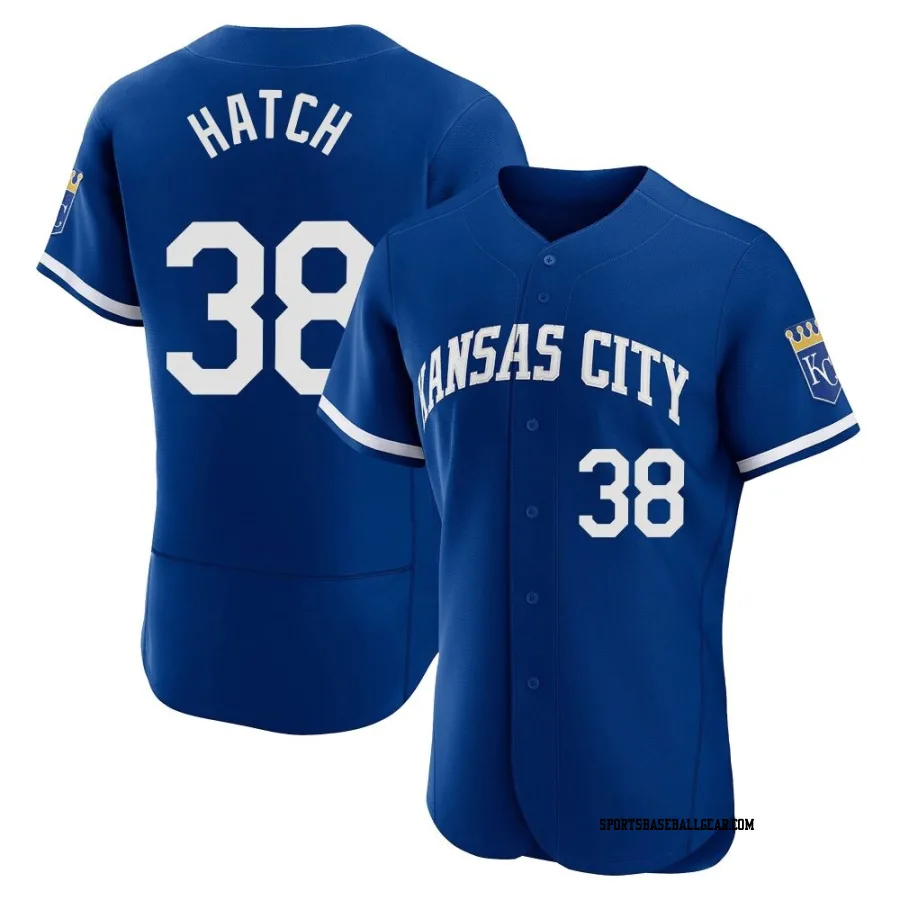 Thomas Hatch Men's Kansas City Royals Royal Authentic 2022 Alternate Jersey