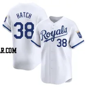 Thomas Hatch Men's Kansas City Royals White Limited Home Jersey