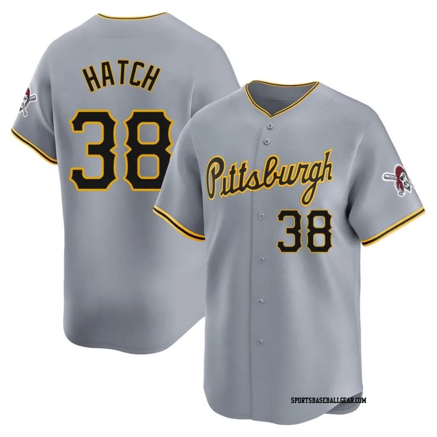 Thomas Hatch Men's Pittsburgh Pirates Gray Limited Away Jersey