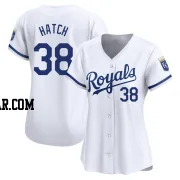 Thomas Hatch Women's Kansas City Royals White Limited Home Jersey