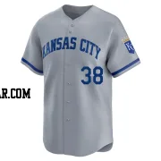Thomas Hatch Youth Kansas City Royals Gray Limited Away Jersey