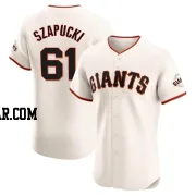 Thomas Szapucki Men's San Francisco Giants Cream Elite Home Jersey