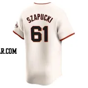 Thomas Szapucki Men's San Francisco Giants Cream Elite Home Jersey