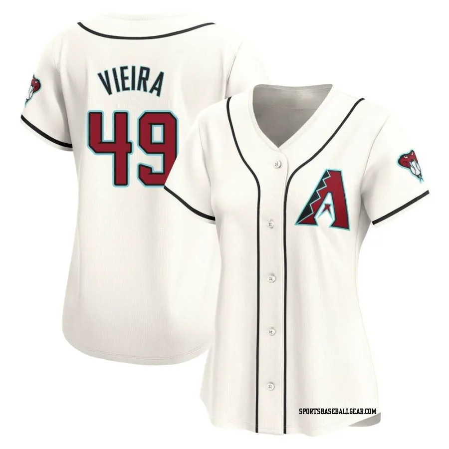 Thyago Vieira Women's Arizona Diamondbacks White Limited Home Jersey