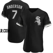 Tim Anderson Men's Chicago White Sox Black Authentic Alternate Jersey