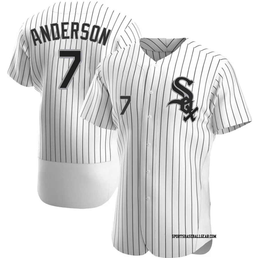 Tim Anderson Men's Chicago White Sox White Authentic Home Jersey