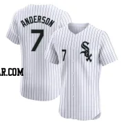 Tim Anderson Men's Chicago White Sox White Elite Home Jersey