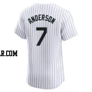 Tim Anderson Men's Chicago White Sox White Elite Home Jersey