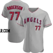 Tim Anderson Men's Los Angeles Angels Gray Authentic Road Jersey