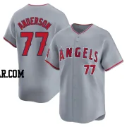 Tim Anderson Men's Los Angeles Angels Gray Limited Away Jersey