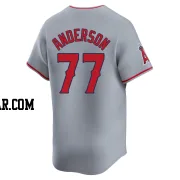 Tim Anderson Men's Los Angeles Angels Gray Limited Away Jersey