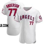 Tim Anderson Men's Los Angeles Angels White Authentic Jersey