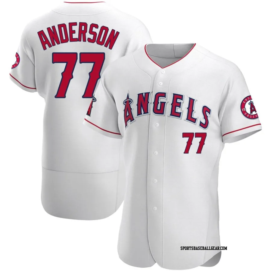 Tim Anderson Men's Los Angeles Angels White Authentic Jersey