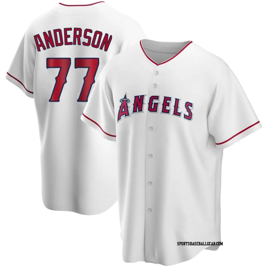 Tim Anderson Men's Los Angeles Angels White Replica Home Jersey