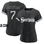 Tim Anderson Women's Chicago White Sox Black Replica 2021 City Connect Jersey