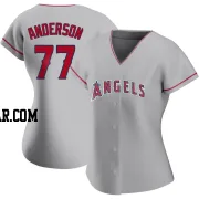 Tim Anderson Women's Los Angeles Angels Authentic Silver Road Jersey