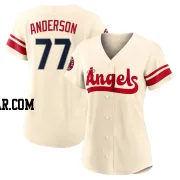 Tim Anderson Women's Los Angeles Angels Cream Replica 2022 City Connect Jersey