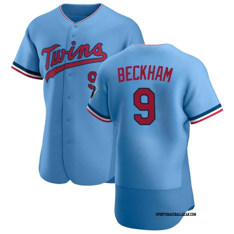 Tim Beckham Men's Minnesota Twins Light Blue Authentic Alternate Jersey