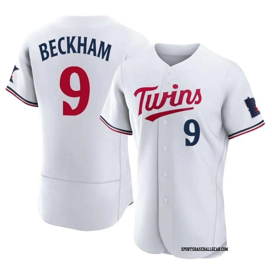 Tim Beckham Men's Minnesota Twins White Authentic Home Jersey