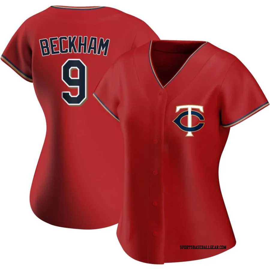 Tim Beckham Women's Minnesota Twins Red Replica Alternate Jersey