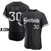 Tim Elko Men's Chicago White Sox Black Authentic 2021 City Connect Jersey