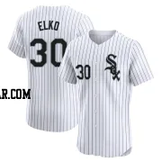 Tim Elko Men's Chicago White Sox White Elite Home Jersey