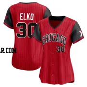 Tim Elko Women's Chicago White Sox Red/Black Limited 2025 City Connect Jersey