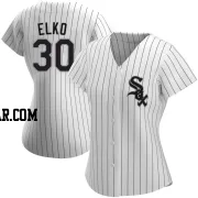 Tim Elko Women's Chicago White Sox White Replica Home Jersey