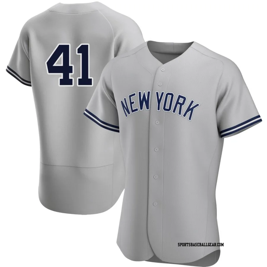 Tim Hill Men's New York Yankees Gray Authentic Road Jersey
