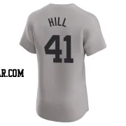 Tim Hill Men's New York Yankees Gray Elite Road Jersey