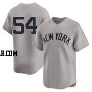 Tim Hill Men's New York Yankees Gray Limited Away 2nd Jersey