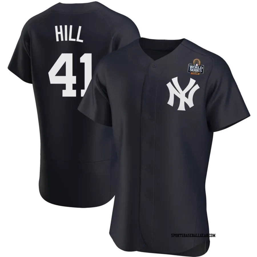 Tim Hill Men's New York Yankees Navy Authentic Alternate 2024 World Series Jersey