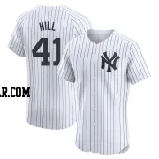 Tim Hill Men's New York Yankees White Elite Home Jersey