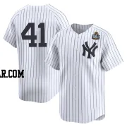 Tim Hill Men's New York Yankees White Limited Yankee Home 2nd 2024 World Series Jersey