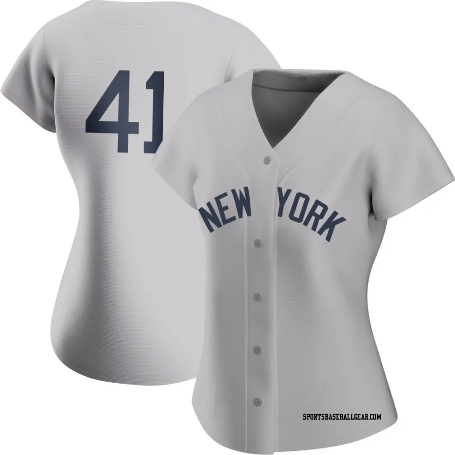 Tim Hill Women's New York Yankees Gray Authentic 2021 Field of Dreams Jersey