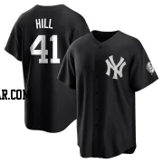 Tim Hill Youth New York Yankees Black/White Replica Jersey