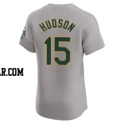 Tim Hudson Men's Oakland Athletics Gray Elite Road Jersey