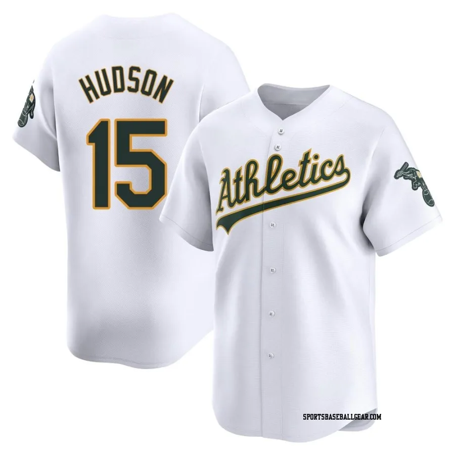 Tim Hudson Men's Oakland Athletics White Limited Home Jersey