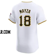 Tim Mayza Men's Pittsburgh Pirates White Elite Home Jersey
