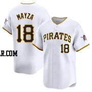 Tim Mayza Men's Pittsburgh Pirates White Limited Home Jersey