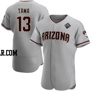 Tim Tawa Men's Arizona Diamondbacks Gray Authentic Road 2023 World Series Jersey