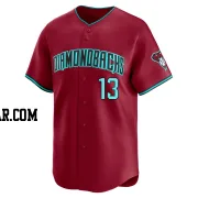 Tim Tawa Men's Arizona Diamondbacks Red Limited Alternate Jersey